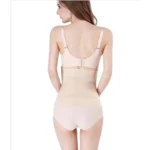 Generic Women's Cotton Self Design Western Wear Corset Body Shaper (Beige) - Image 4