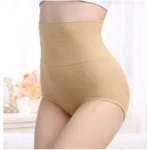 Generic Women's Cotton Self Design Western Wear Body Shaper Brief (Skin)