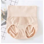 Generic Women's Cotton Solid Ethnic Wear Body Shaper Brief (Skin)