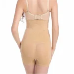 Generic Women's Cotton Lycra Solid Western Wear Body Shaper (Beige) - Image 3