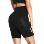 Generic Women's Cotton Lycra Solid Western Wear Tummy Body Shaper (Black) - Image 3