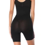 Generic Women's Cotton Lycra Solid Western Wear Tummy - Thigh Body Shaper (Black) - Image 4