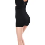 Generic Women's Cotton Lycra Solid Western Wear Tummy - Thigh Body Shaper (Black) - Image 3