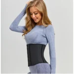 Generic Women's Cotton Solid Western Wear Tummy - Thigh Body Shaper (Black) - Image 3