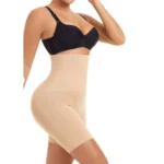 Generic Women's Cotton Solid Ethnic Wear Tummy - Thigh Body Shaper (Skin)