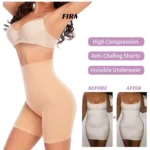 Generic Women's Cotton Solid Western Wear Tummy - Thigh Body Shaper (Skin) - Image 3