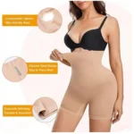 Generic Women's Cotton Solid Western Wear Tummy - Thigh Body Shaper (Skin) - Image 3