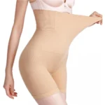 Generic Women's Cotton Solid Ethnic Wear Tummy - Thigh Body Shaper (Skin) - Image 3
