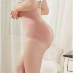 Generic Women's Cotton Self Design Western Wear Body Shaper Brief (Pink) - Image 3