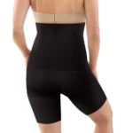 Generic Women's Cotton Solid Western Wear Tummy - Thigh Body Shaper (Black) - Image 4