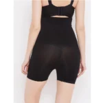 Generic Women's Cotton Solid Western Wear Tummy - Thigh Body Shaper (Black) - Image 4