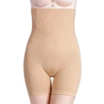 Generic Women's Cotton Solid Ethnic Wear Tummy - Thigh Body Shaper (Skin)
