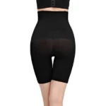 Generic Women's Cotton Lycra Solid Western Wear Tummy - Thigh Body Shaper (Black) - Image 4