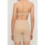 Generic Women's Cotton Solid Western Wear Tummy - Thigh Body Shaper (Beige) - Image 3