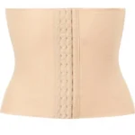 Generic Women's Cotton Self Design Western Wear Corset Body Shaper (Beige) - Image 3
