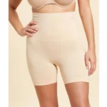 Generic Women's Cotton Solid Ethnic Wear Tummy - Thigh Body Shaper (Skin) - Image 3