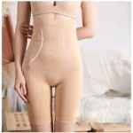 Generic Women's Cotton Solid Ethnic Wear Tummy - Thigh Body Shaper (Skin)