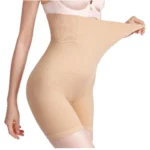 Generic Women's Cotton Lycra Solid Western Wear Tummy Body Shaper (Beige)