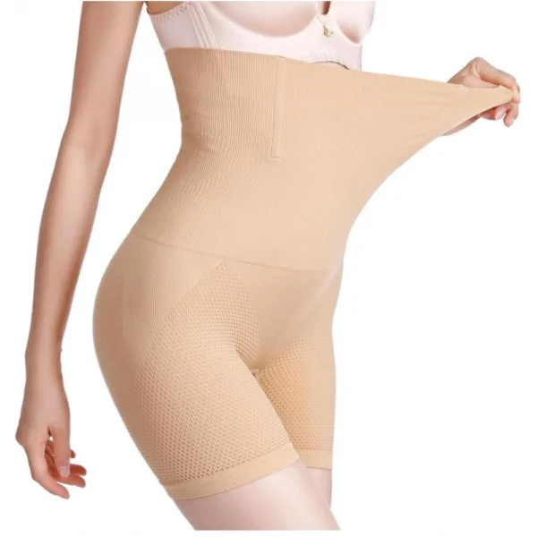 Generic Women's Cotton Lycra Solid Western Wear Tummy Body Shaper (Beige)