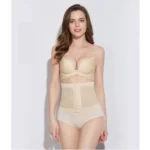 Generic Women's Cotton Solid Western Wear Tummy - Thigh Body Shaper (Skin)