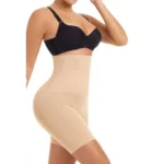 Generic Women's Cotton Solid Ethnic Wear Tummy - Thigh Body Shaper (Skin)