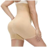 Generic Women's Cotton Lycra Solid Western Wear Tummy - Thigh Body Shaper (Beige) - Image 3