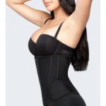 Generic Women's Cotton Solid Ethnic Wear Tummy - Thigh Body Shaper (Black) - Image 3