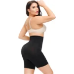 Generic Women's Cotton Solid Western Wear Tummy - Thigh Body Shaper (Black) - Image 3