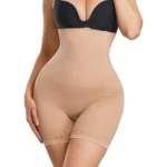 Generic Women's Cotton Solid Western Wear Tummy - Thigh Body Shaper (Skin)