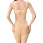 Generic Women's Cotton Lycra Solid Western Wear Tummy Body Shaper (Beige) - Image 4