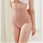 Generic Women's Cotton Solid Ethnic Wear Body Shaper Brief (Pink) - Image 3