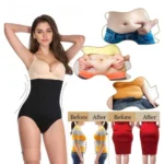 Generic Women's Cotton Lycra Blend Solid Western Wear Tummy Body Shaper (Black)