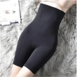 Generic Women's Cotton Solid Western Wear Tummy - Thigh Body Shaper (Black) - Image 4