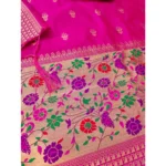 Banarasi Silk Unstitched Salwar Suit