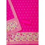 Banarasi Silk Unstitched Salwar Suit