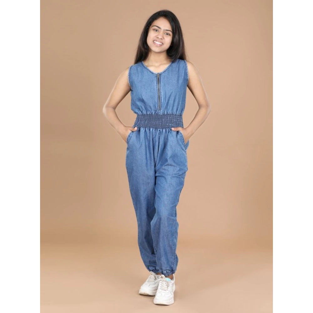 54536988139_8db703059d_o_d-1000x1000-1.webp Generic Girl's Denim Solid Shoulder Straps V-Neck Dress (Blue) - Image 1