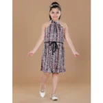 Girls Black Pink Dress