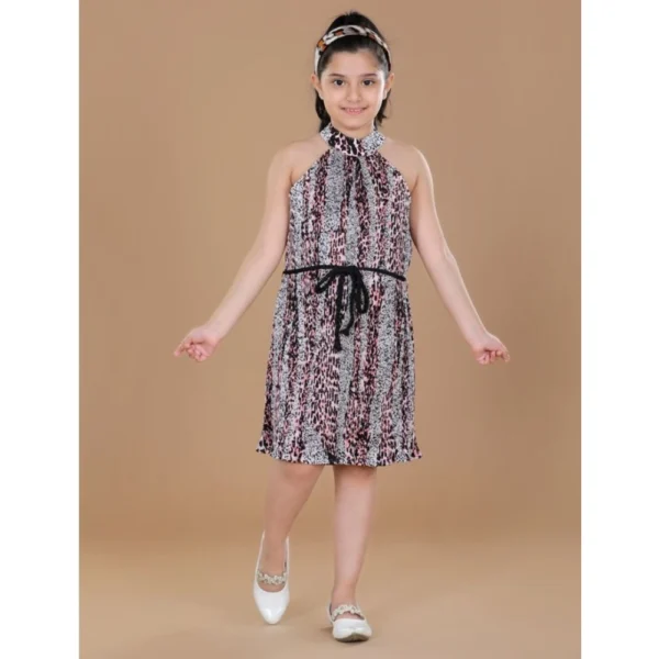 Girls Black Pink Dress
