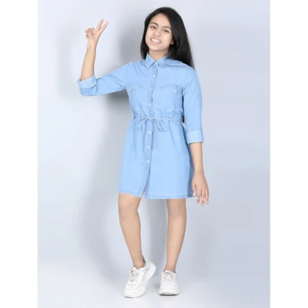 denim dress for girls