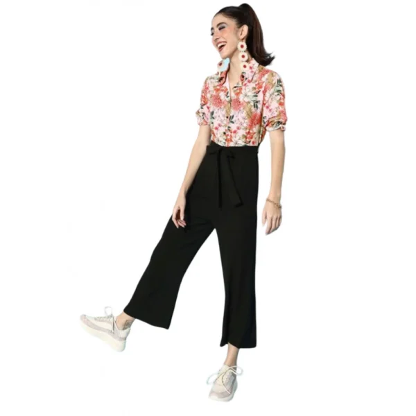 Womens Printed Jumpsuit