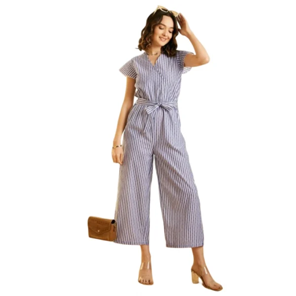 women's chambray jumpsuit
