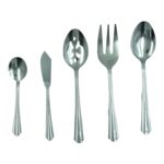 45Pc Stainless steel Flatware Set - Back View by Nari Haat, Indian ethnic wear, women clothing, designer suit