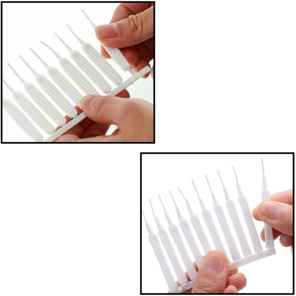 10-piece anti-clog shower nozzle cleaning brush