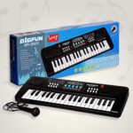 Piano Musical Keyboard With Mic 37 Music Key Keyboard For Kids Toy - Front View by Nari Haat, Indian ethnic wear, wom...