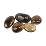 Glass Gem Stone, Flat Round Marbles Pebbles for Vase Fillers, Attractive pebbles for Aquarium Fish Tank. - Neckline D...