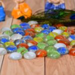 Glass Gem Stone, Flat Round Marbles Pebbles - Image 7