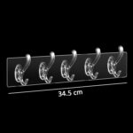 Adhesive Transparent Heavy Duty Wall Hook - Neckline Detail by Nari Haat, Indian ethnic wear, women clothing, designe...