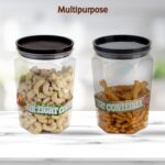 Air Tight Kitchen Storage Container (Approx - 1100Ml, Set of 6pcs) - Neckline Detail by Nari Haat, Indian ethnic wear...