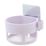 Self Adhesive Hair Dryer Holder – Bathroom Wall Storage Shelf Organizer Stand - Back View by Nari Haat, Indian ethn...