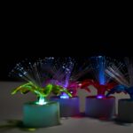 Pack of 12 Mini Fiber Optic LED Table Centerpieces for Diwali - Full Detail by Nari Haat, Indian ethnic wear, women c...